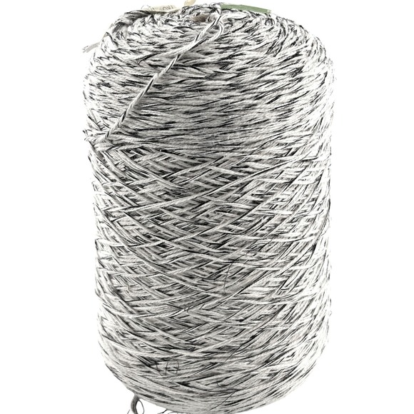 Other - Yarn Cone Speckled Grey Black White 2504g 9g/yd Crafting Knitting Weaving